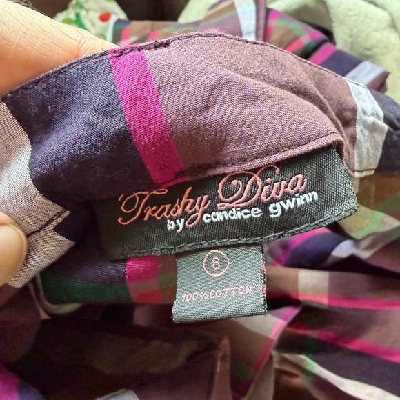 Trashy Diva Plaid Dress - Picture 4 of 5